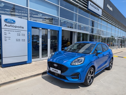 Ford Puma ST-Line BX726 MCA 1.0 EcoBoost mHybrid 125k A7 (92kW) - ihneď k odberu vehicle-image
