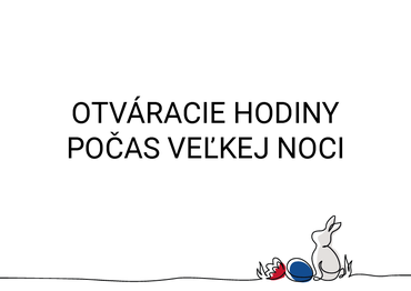 Otváracie hodiny počas Veľkej noci 2026
